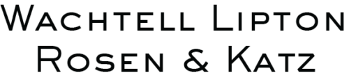 Watchell Lipton Rosen & Katz logo 2025