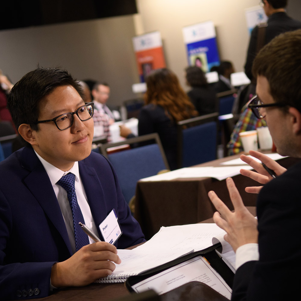 Interview at Conference and Career Fair