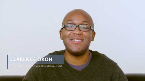 Clarence Okoh smiling