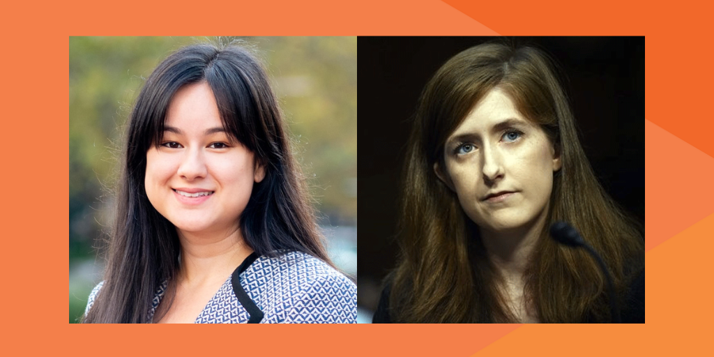Headshots (L-R) Samantha Hunt and Dana Bolger