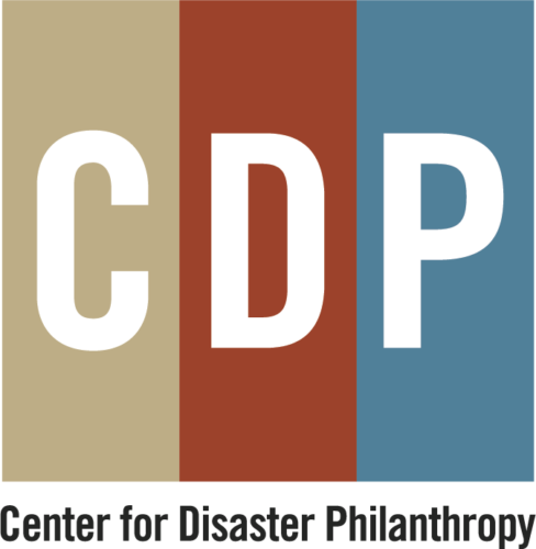 Logo for the Center of Disaster Philanthropy
